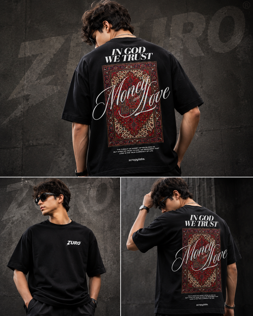IN GOD WE TRUST OVERSIZED PREMIUM T-SHIRT